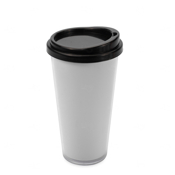 Copo Plástico Duplo Personalizado - 400ml 