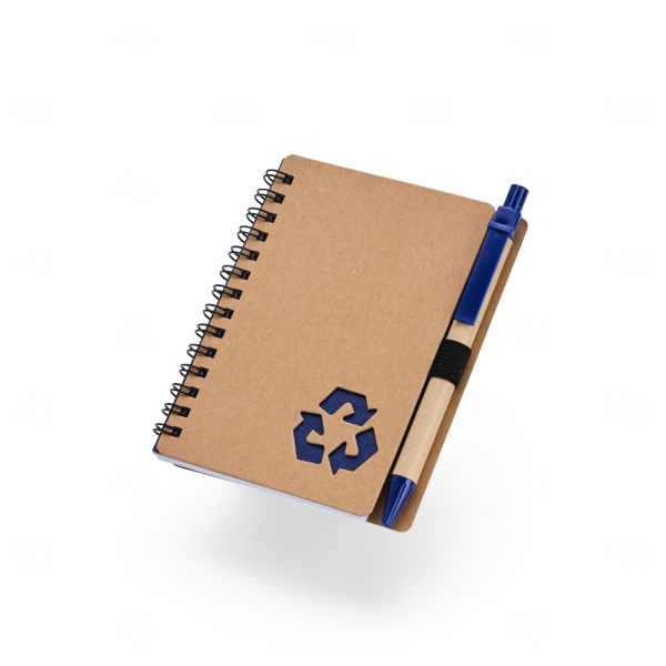 Caderno Ecológico com Caneta Personalizado 