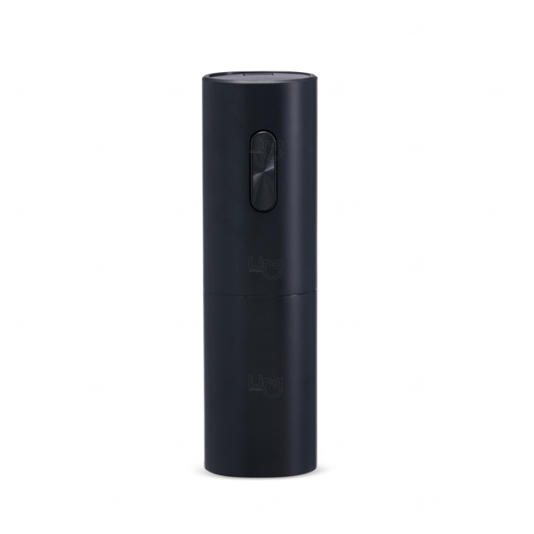 Mini Abridor de Vinho Elétrico Personalizado Preto