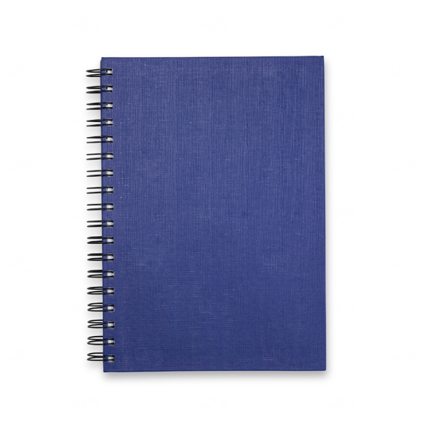 Caderno Personalizado com Capa Dura em Linho 