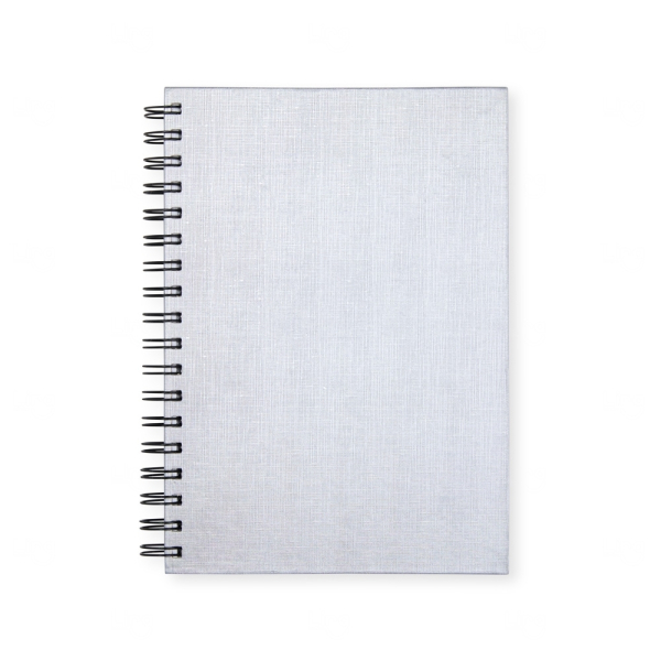 Caderno Personalizado com Capa Dura em Linho 