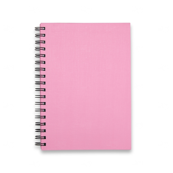 Caderno Personalizado com Capa Dura em Linho 