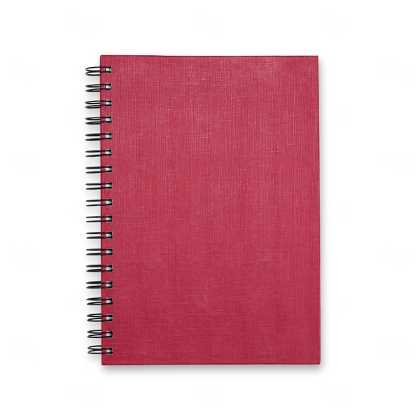 Caderno Personalizado com Capa Dura em Linho 
