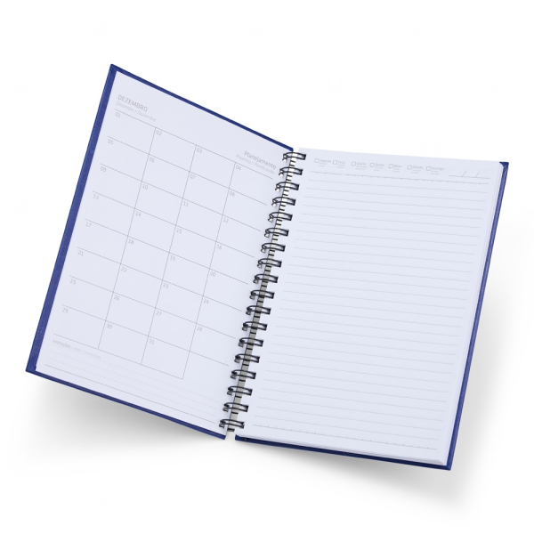Caderno Personalizado com Capa Dura em Linho 