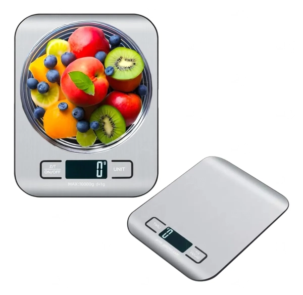 Balança Digital Inox para Alimentos até 10kg Personalizada