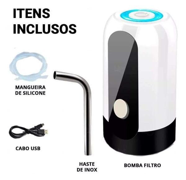 Bomba de Água Elétrica para Galão até 20L Personalizada 