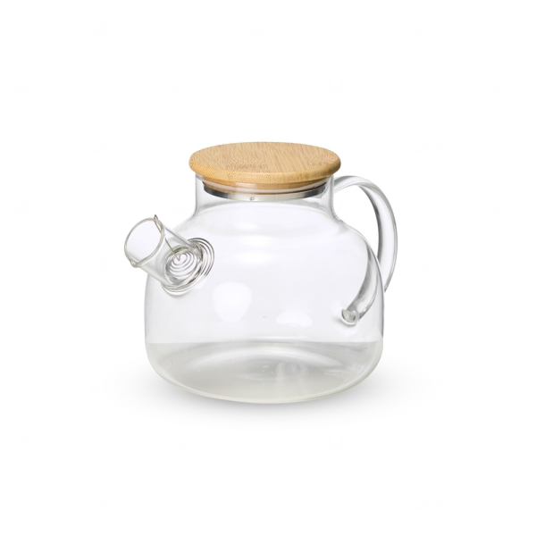 Chaleira de Vidro com Infusor Personalizada - 1 Litro 