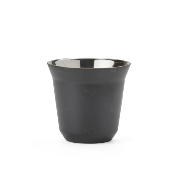 Copo Inox Parede Dupla Personalizado - 80ml 