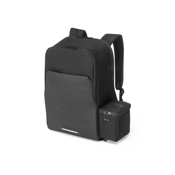 Mochila com Bolsa Térmica e Suporte para Notebook Personalizada 