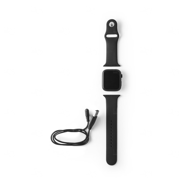 Smartwatch c/ Pulseira Silicone e Monitor de Saúde Personalizada 