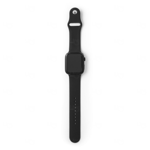 Smartwatch c/ Pulseira Silicone e Monitor de Saúde Personalizada 