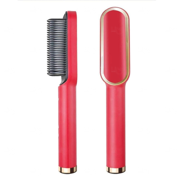 Escova Pente Alisadora 3 em 1 Bivolt Personalizada 