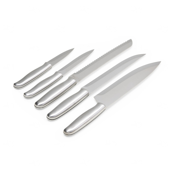Kit Facas Inox Personalizado - 5 Pçs 