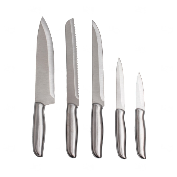 Kit Facas Inox Personalizado - 5 Pçs 