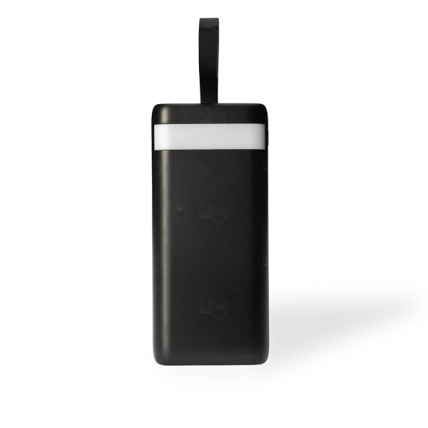 Carregador Portátil Power Bank Personalizado - 20.000mAh Preto