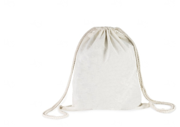 Sacochila em Algodão Personalizada - 39,5 x 32,3 cm