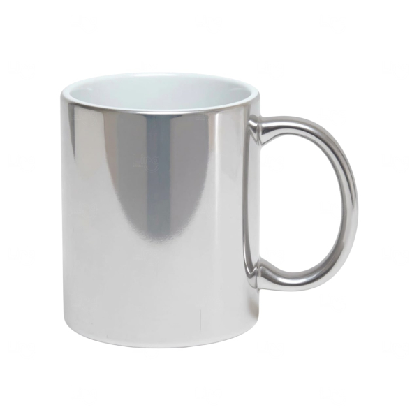 Caneca de Cerâmica Metalizada 325ml Personalizada 