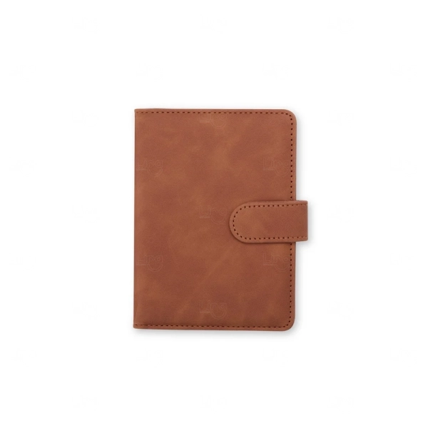 Porta-passaporte Couro Sintético e Fecho Imantado Personalizado