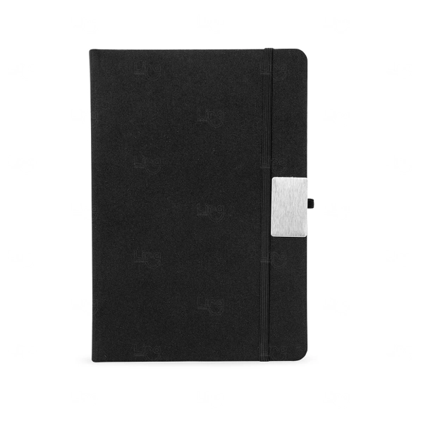 Agenda Diária 2026 em Linho Personalizada - 21 x 14,5 cm 