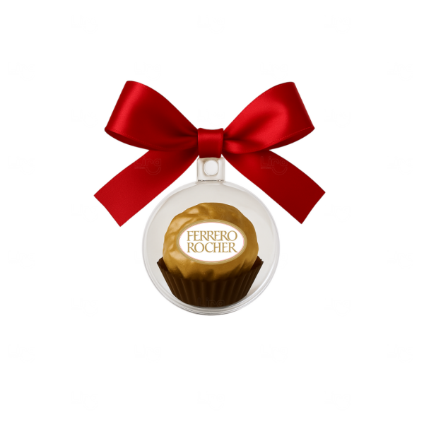 Bola de Natal Acrílico 6cm Personalizada 