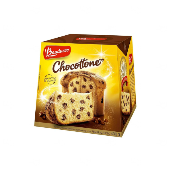 Chocotone 400g em Sacola de Algodão Personalizada 