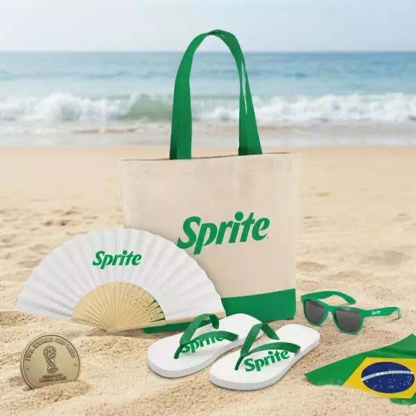 Kit Brisa Personalizado - Sacola, Leque, Chinelo e Óculos