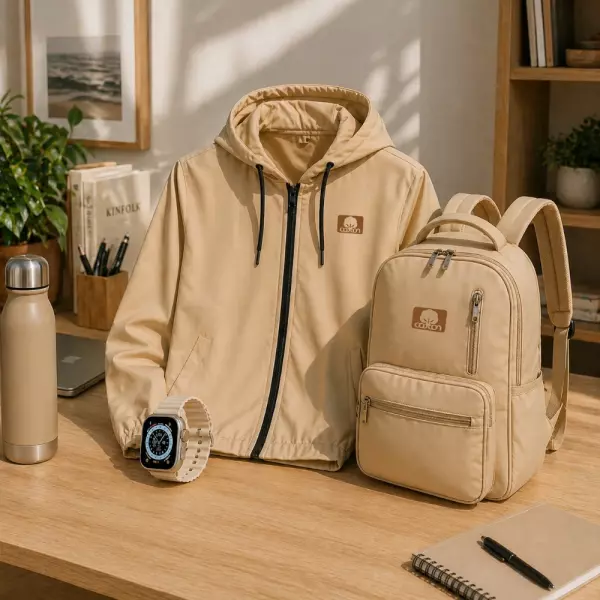 Kit Online Personalizado - Jaqueta, Smartwatch e Mochila 