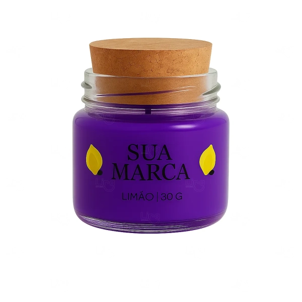 Vela Aromática 30g Personalizada 