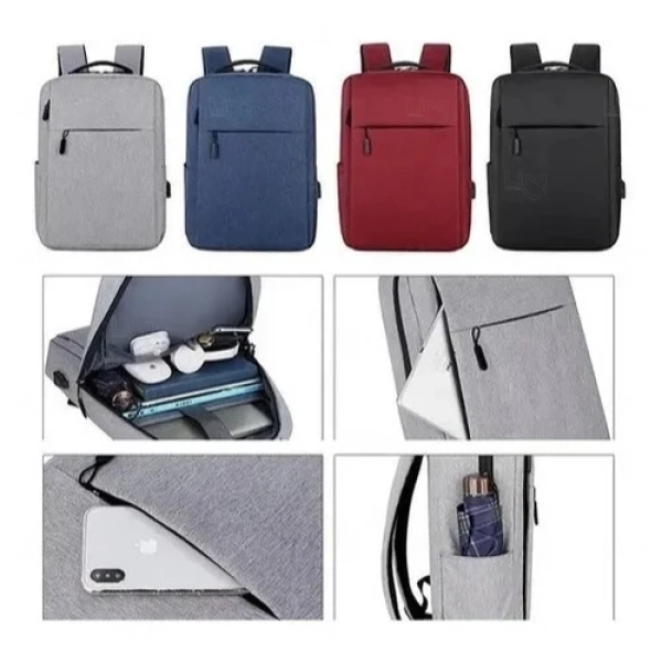 Mochila Notebook com Saída USB Personalizada 