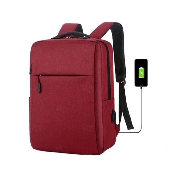 Mochila Notebook com Saída USB Personalizada 