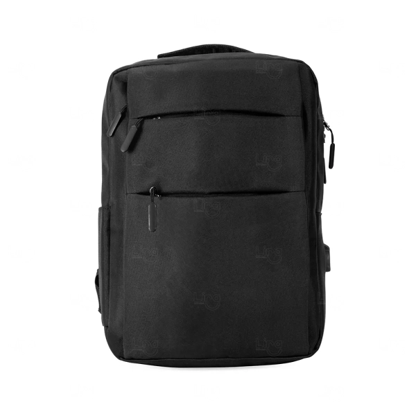 Mochila Nylon Oxford 14L Personalizada Preto