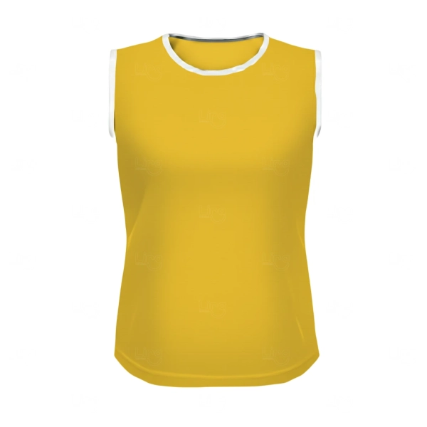 Camiseta Abadá de Carnaval Dry Fit Personalizada Amarelo