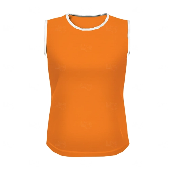 Camiseta Abadá de Carnaval Dry Fit Personalizada Laranja