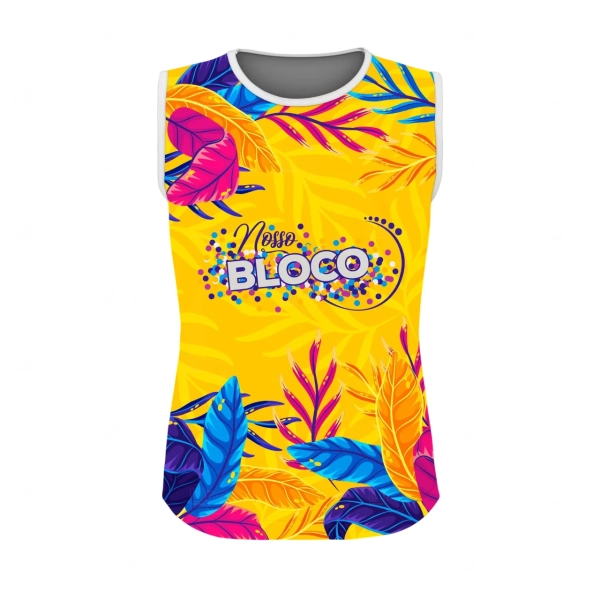 Camiseta Abadá de Carnaval Dry Fit Personalizada