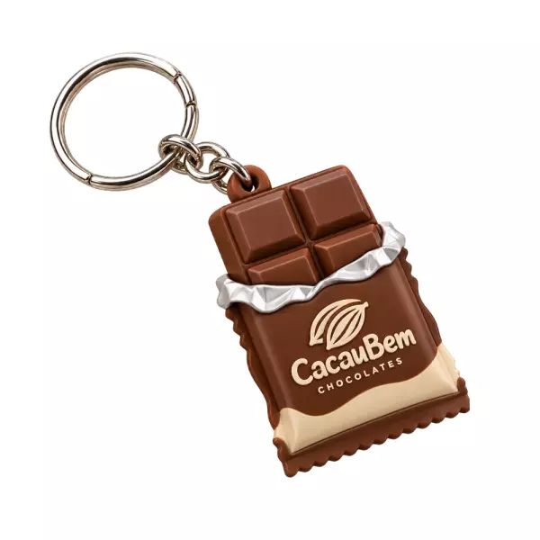 Chaveiro 3D Emborrachado Personalizado