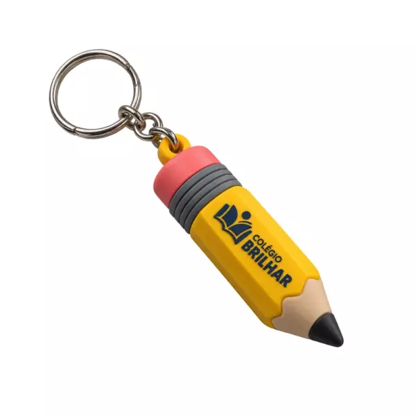 Chaveiro 3D Emborrachado Personalizado 