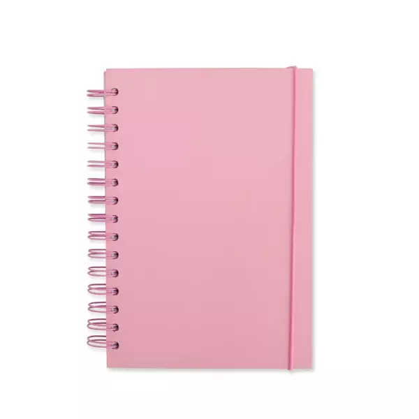 Caderno Couchê Capa Dura Wire-O Personalizado - 21x16cm 