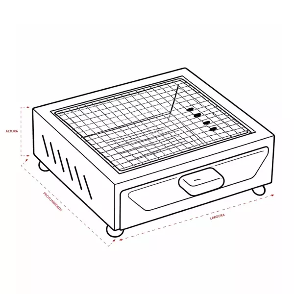 Churrasqueira Portátil Personalizada 