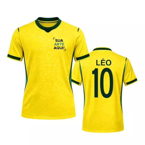Camiseta Dry Fit Copa do Mundo Personalizada 