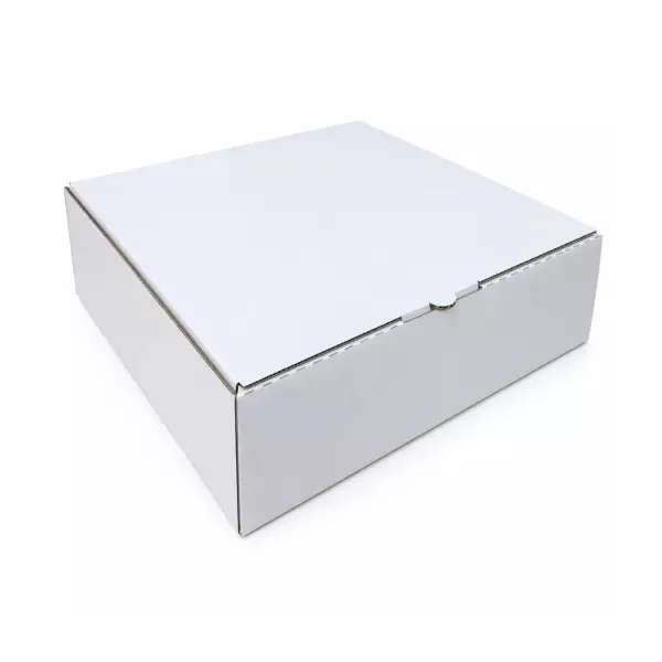 Caixa de Papelão Branca Personalizada - 27 x 27 x 9 cm