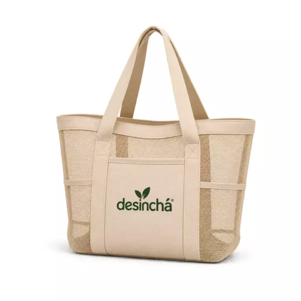 Bolsa de Praia em Tela Personalizada - 39x54 cm 