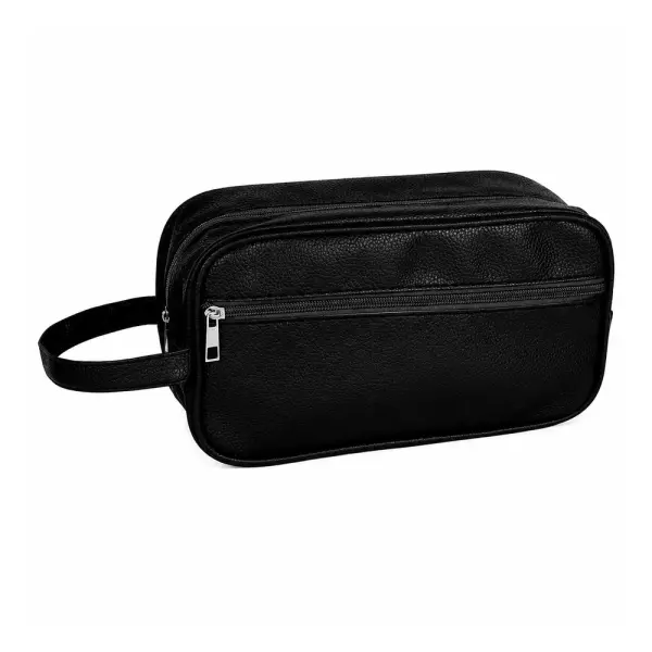 Necessaire Couro Sintético Personalizada - 25,5 x 14 cm 