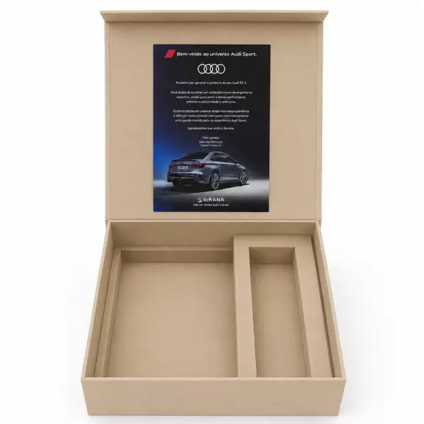 Caixa Cartonada para Kits Corporativos Personalizada 