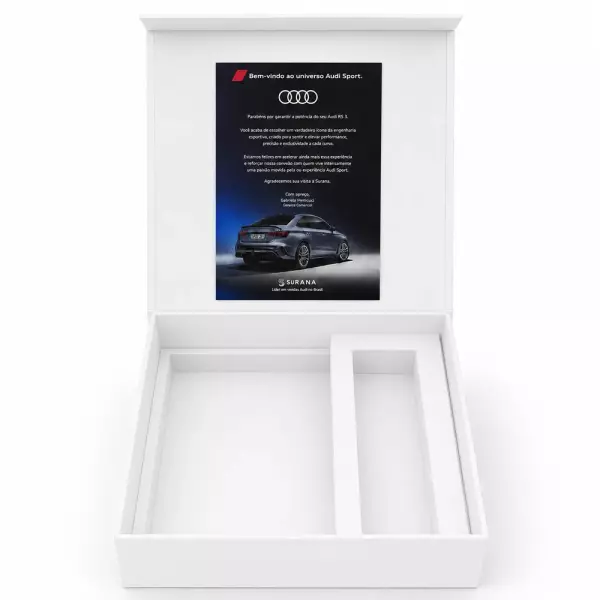 Caixa Cartonada para Kits Corporativos Personalizada 