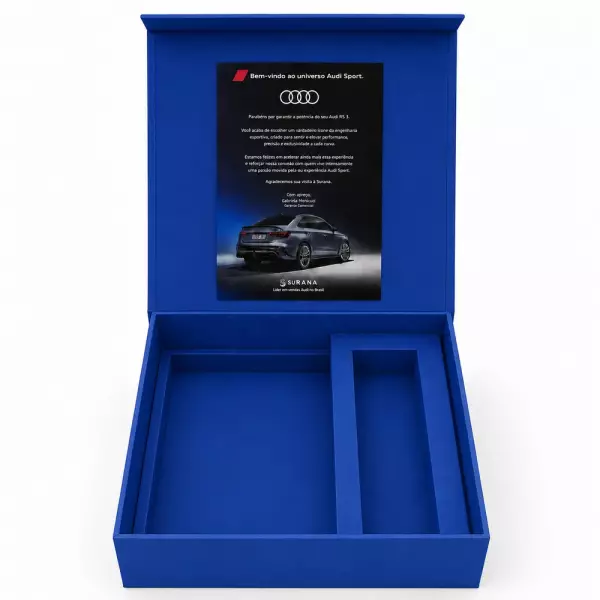 Caixa Cartonada para Kits Corporativos Personalizada 