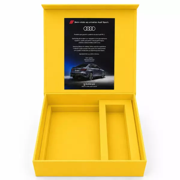 Caixa Cartonada para Kits Corporativos Personalizada 