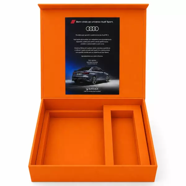 Caixa Cartonada para Kits Corporativos Personalizada 