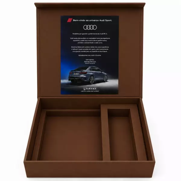 Caixa Cartonada para Kits Corporativos Personalizada 