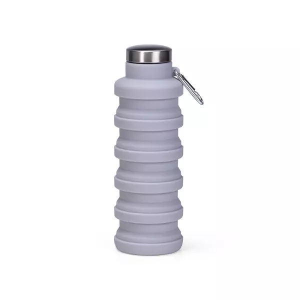 Garrafa Retrátil Silicone 500ml Personalizada 