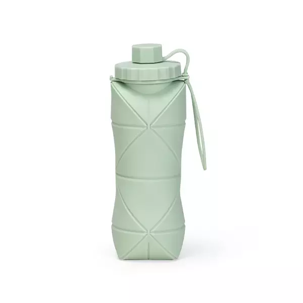 Garrafa Dobrável Silicone 600ml Personalizada 